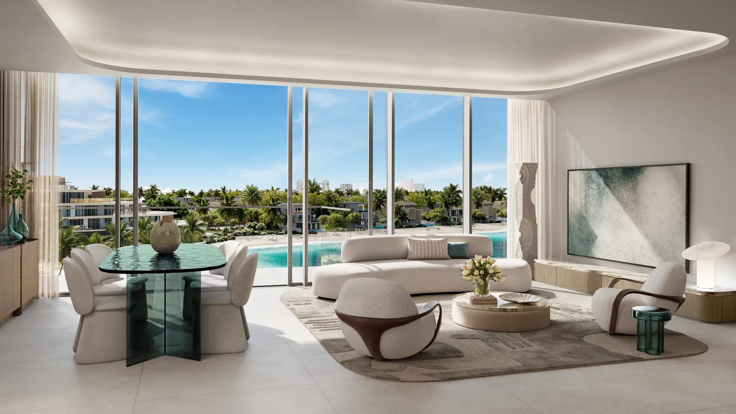 Palm Central Private Residences by Nakheel, image 15 of 30. Render supplied by developer.
