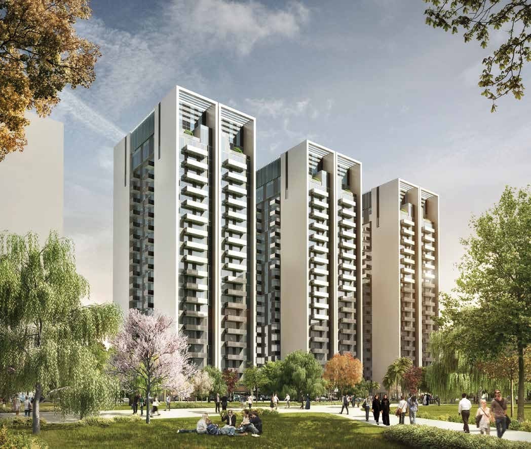 Mont Rose by Deyaar Development, Al Barsha. Render supplied by developer.