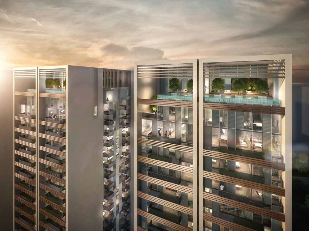 Mont Rose by Deyaar Development, image 1 of 6. Render supplied by developer.