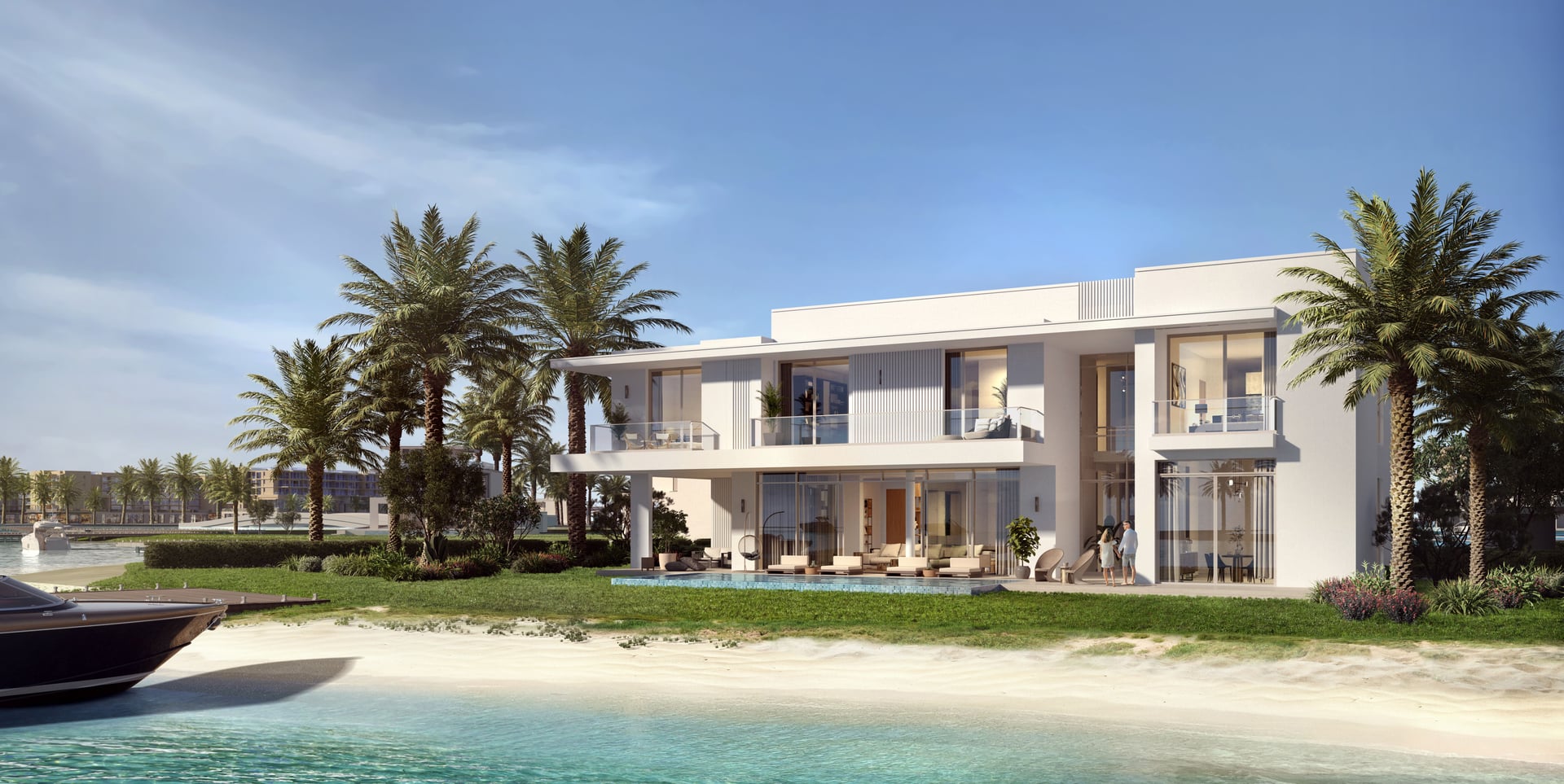 Ramhan Island Villas by Eagle Hills, image 1 of 21. Render supplied by developer.