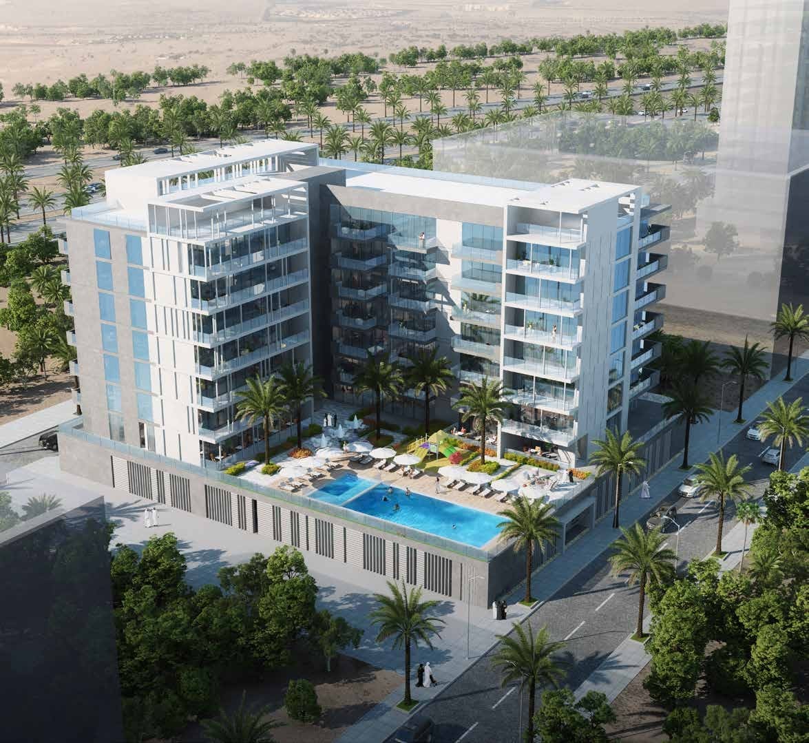 Amalia Residences by Deyaar Development, image 1 of 7. Render supplied by developer.