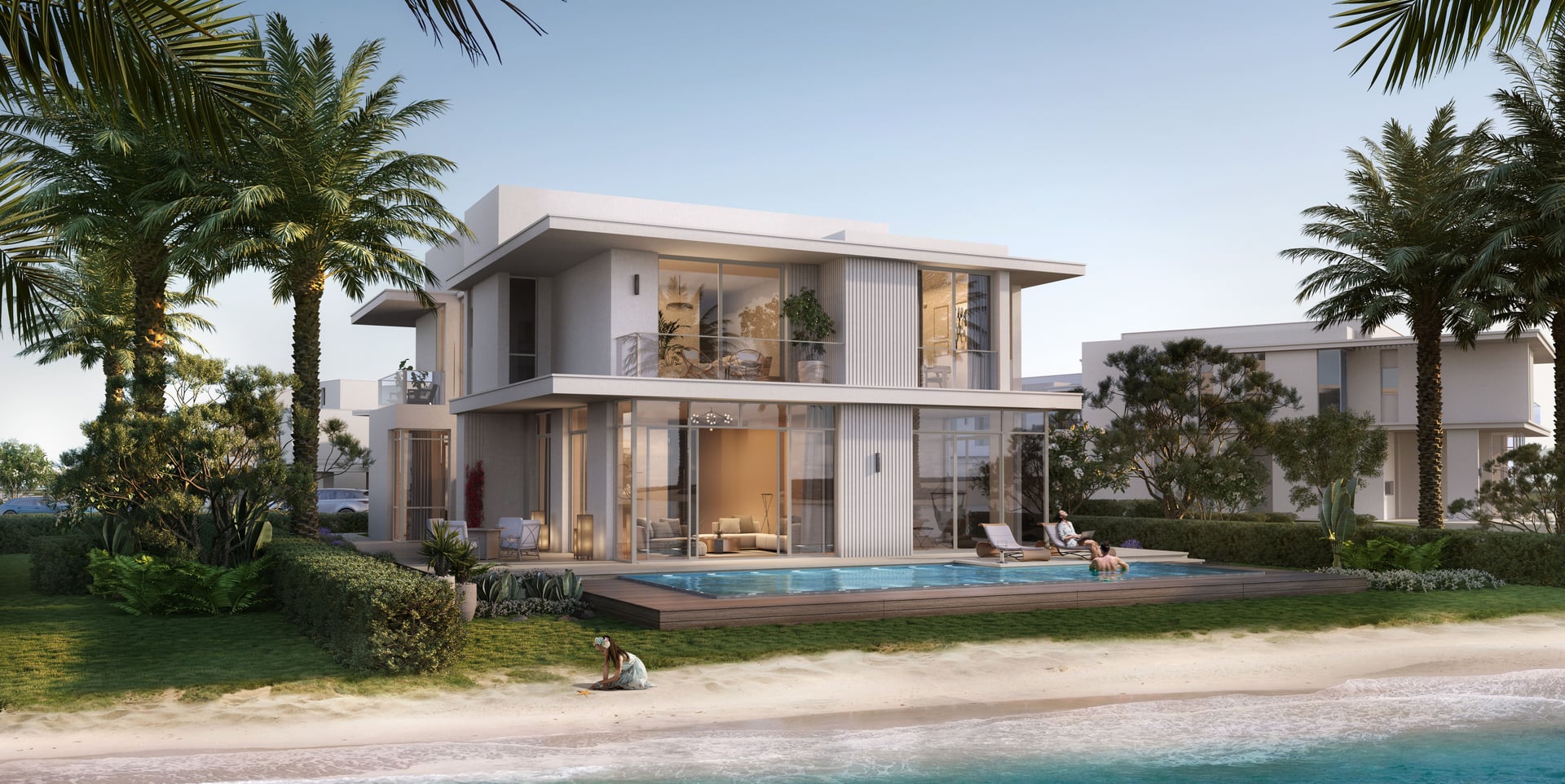Ramhan Island Villas by Eagle Hills, image 2 of 21. Render supplied by developer.