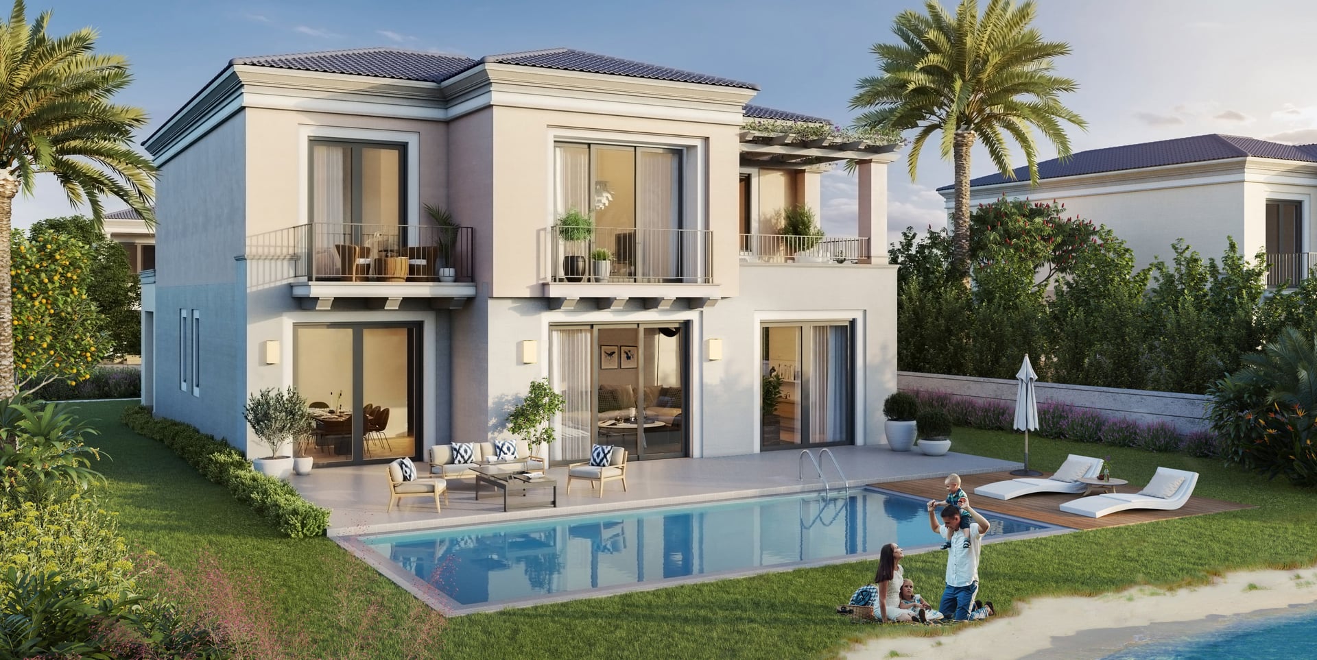 Ramhan Island Villas by Eagle Hills, image 3 of 21. Render supplied by developer.