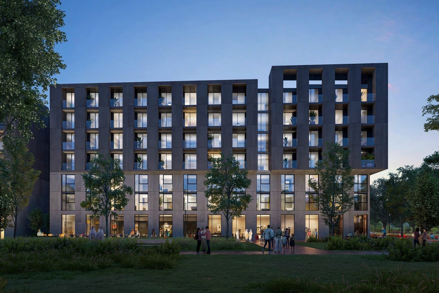 Tiraz Apartments by ARADA, image 2 of 5. Render supplied by developer.