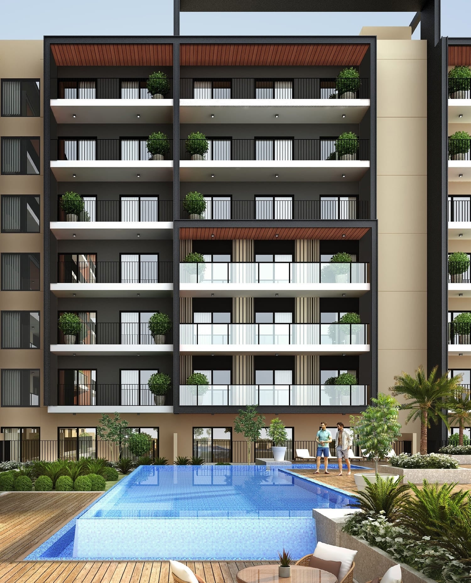 Divine Living by Takmeel Real Estate Development, image 2 of 20. Render supplied by developer.