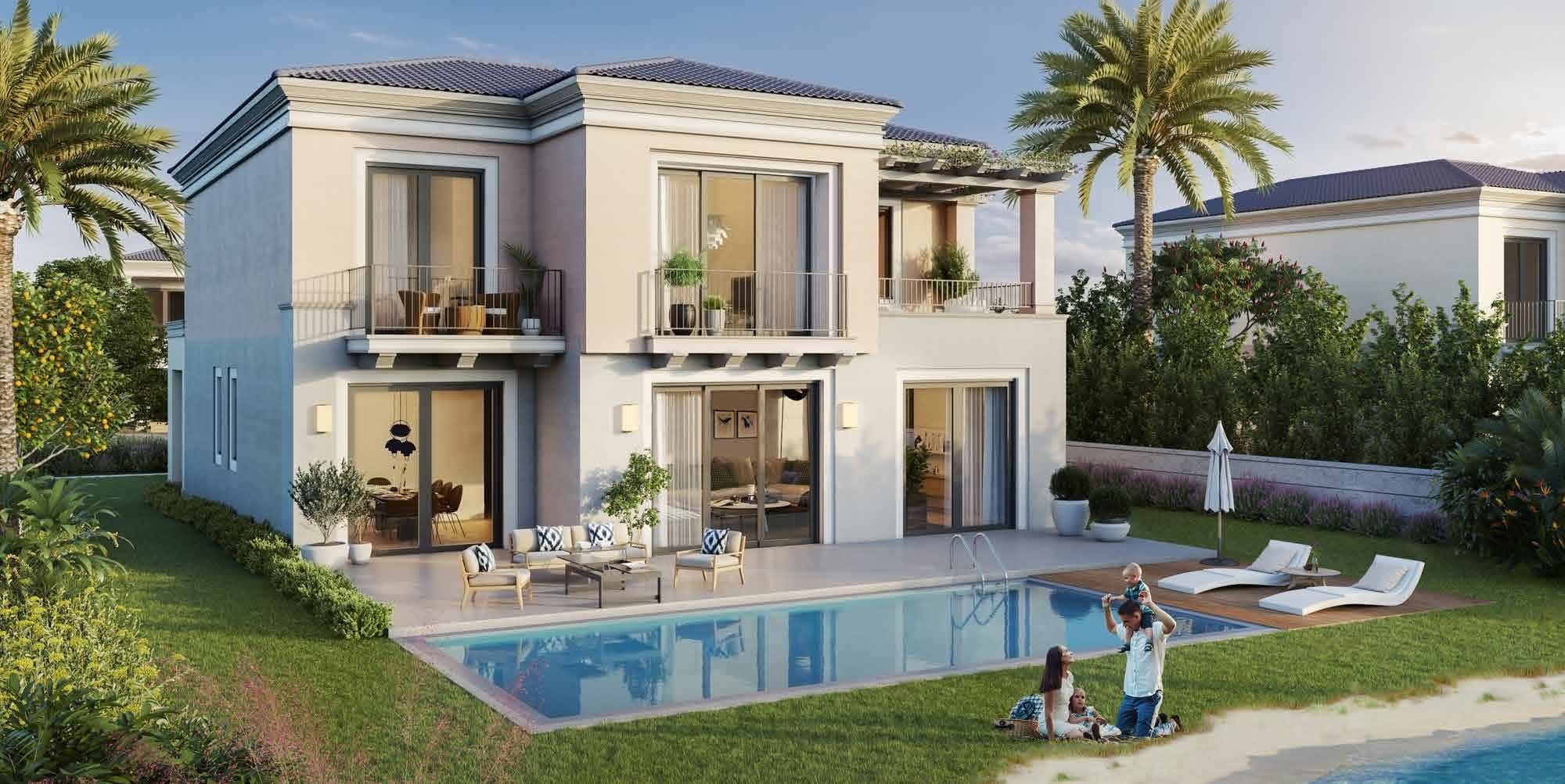 Ramhan Island Villas by Eagle Hills, image 15 of 21. Render supplied by developer.