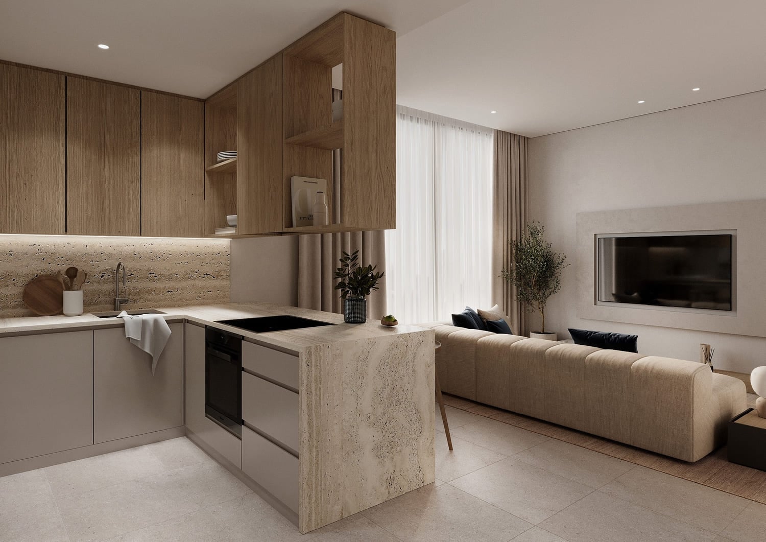 Divine Living by Takmeel Real Estate Development, image 12 of 20. Render supplied by developer.