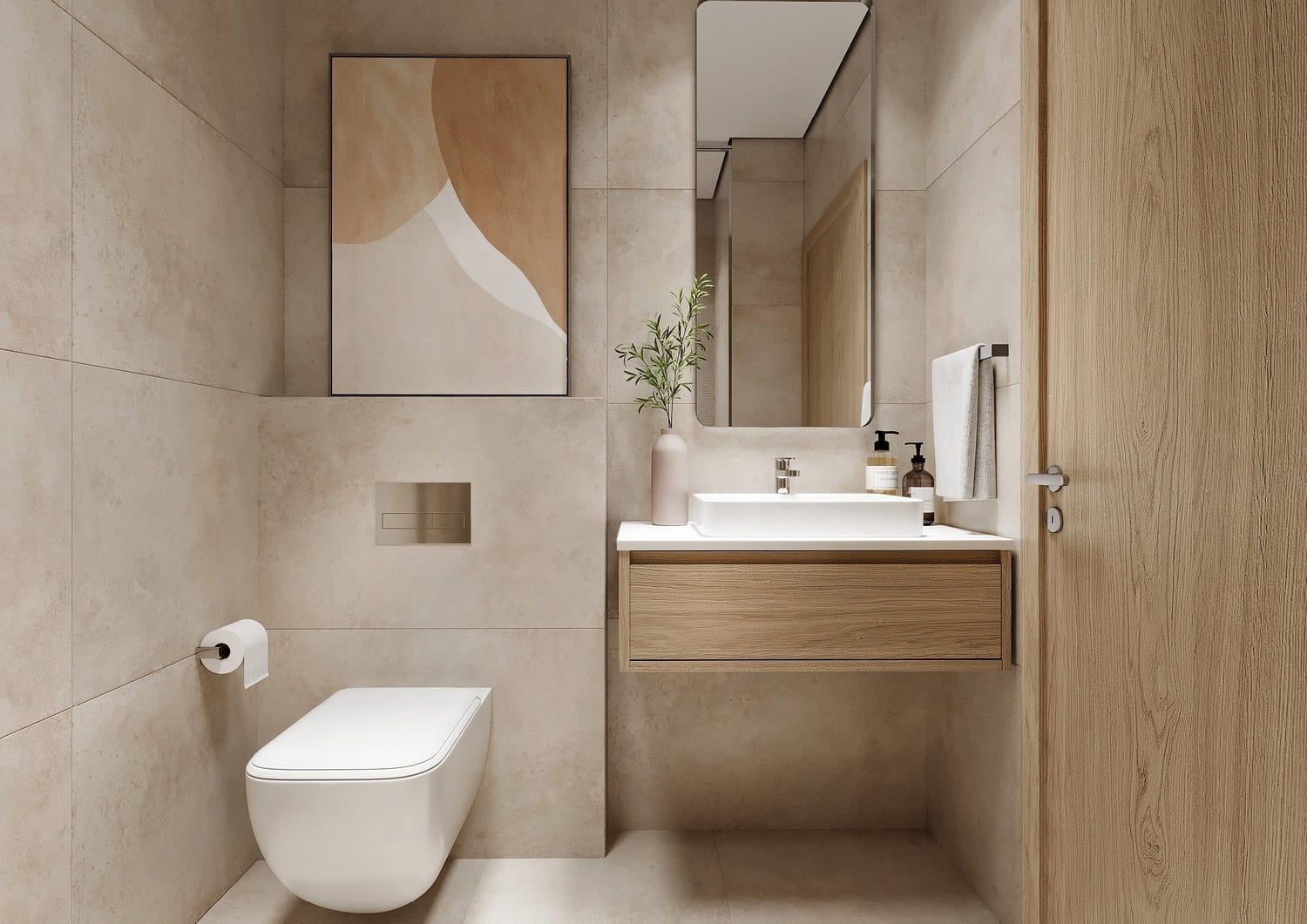 Divine Living by Takmeel Real Estate Development, image 15 of 20. Render supplied by developer.
