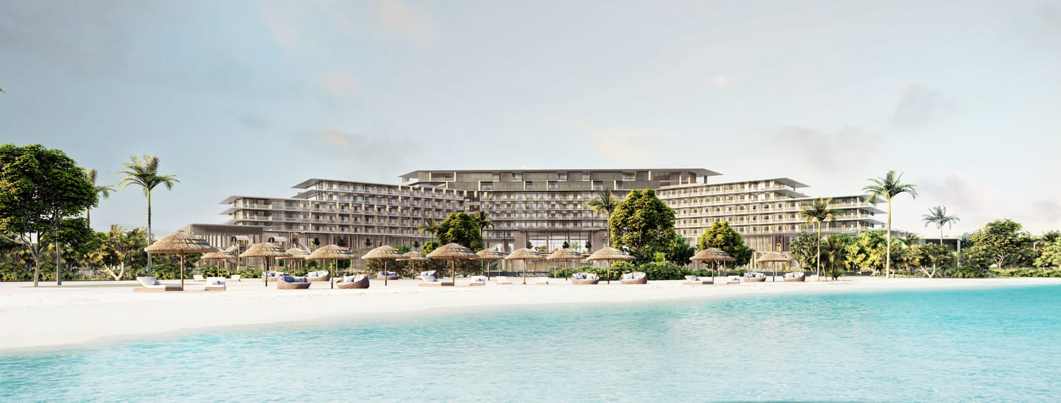 Rixos Hotel and Residences Phase 1 by Nakheel, Dubai Islands. Render supplied by developer.