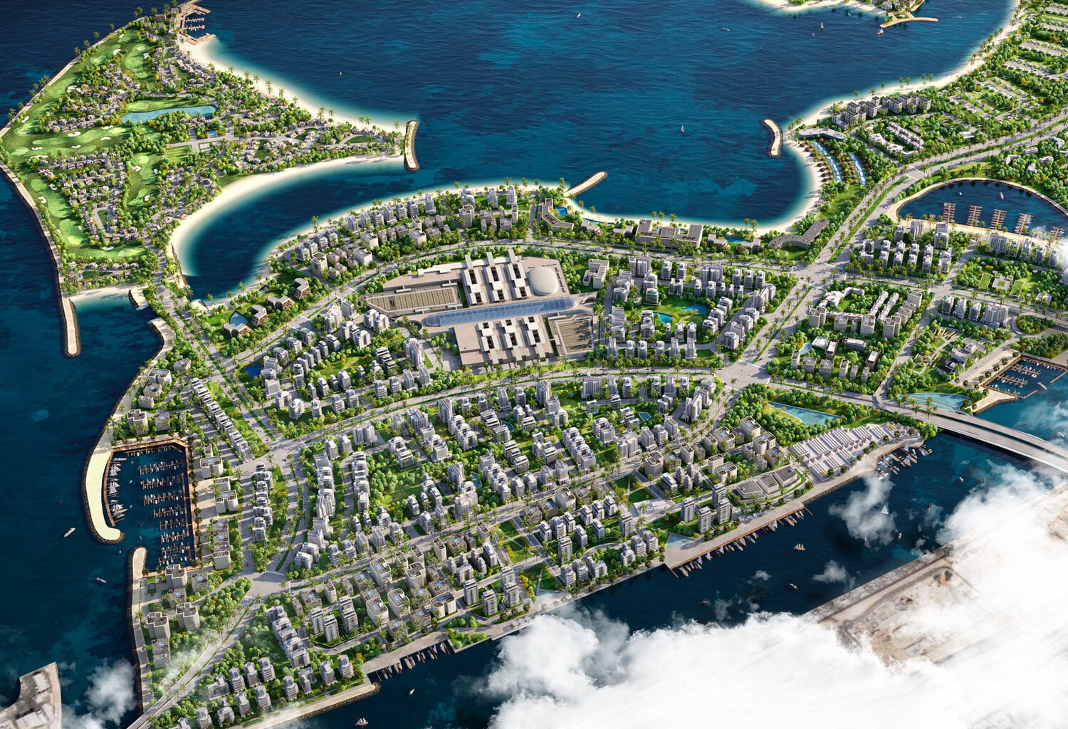 Dubai Islands A by Nakheel, image 1 of 5. Render supplied by developer.