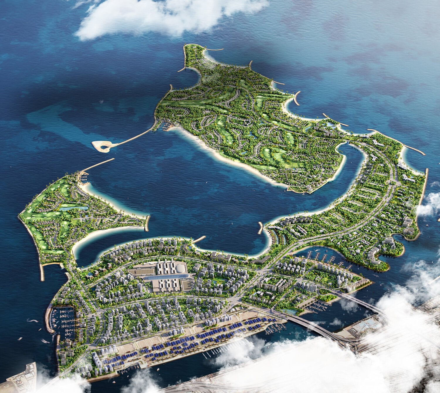 Dubai Islands A by Nakheel, image 4 of 5. Render supplied by developer.