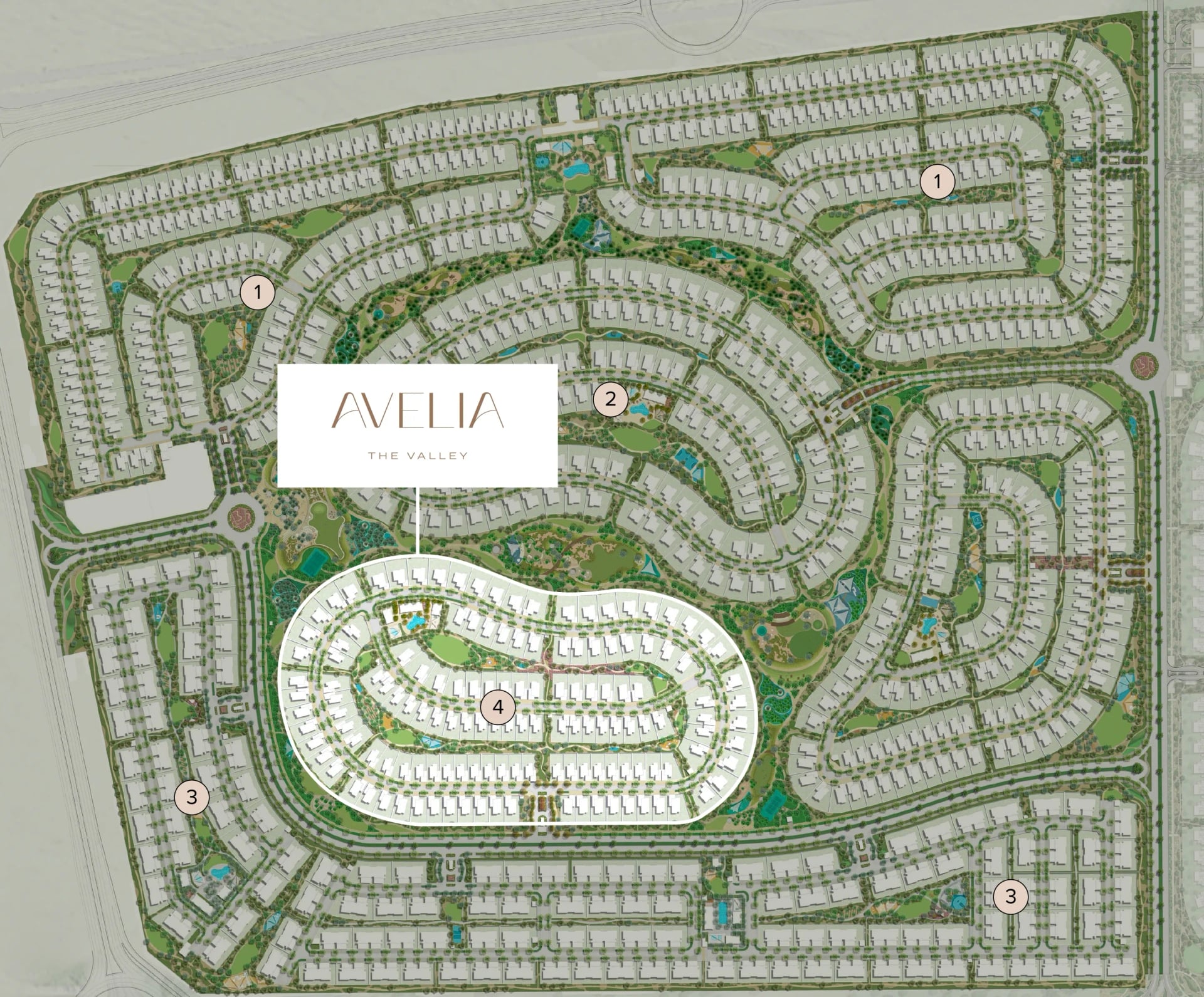 Avelia The Valley by Emaar, image 10 of 10. Render supplied by developer.