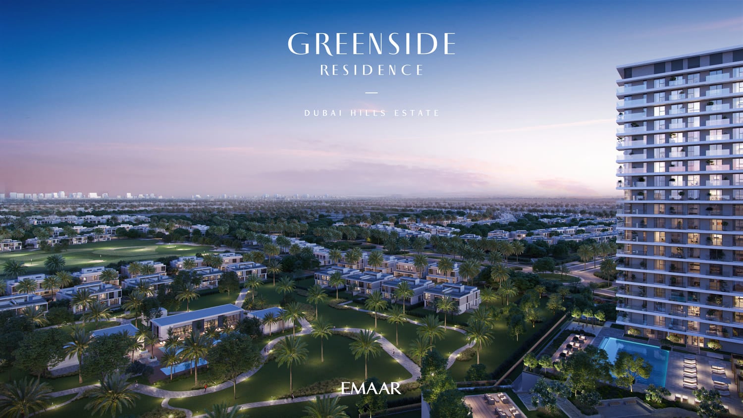Greenside Residence by Emaar, image 2 of 5. Render supplied by developer.