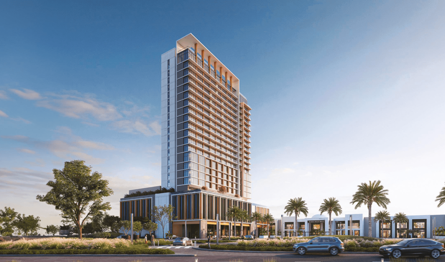 Mallside Residence by Royal Group, image 1 of 10. Render supplied by developer.