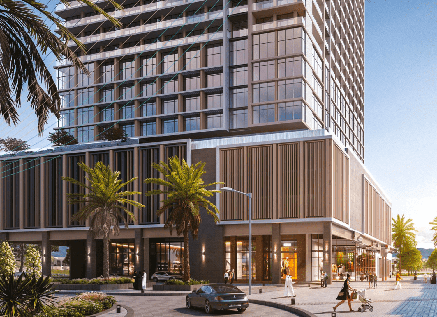 Mallside Residence by Royal Group, Dubai Hills Estate. Render supplied by developer.