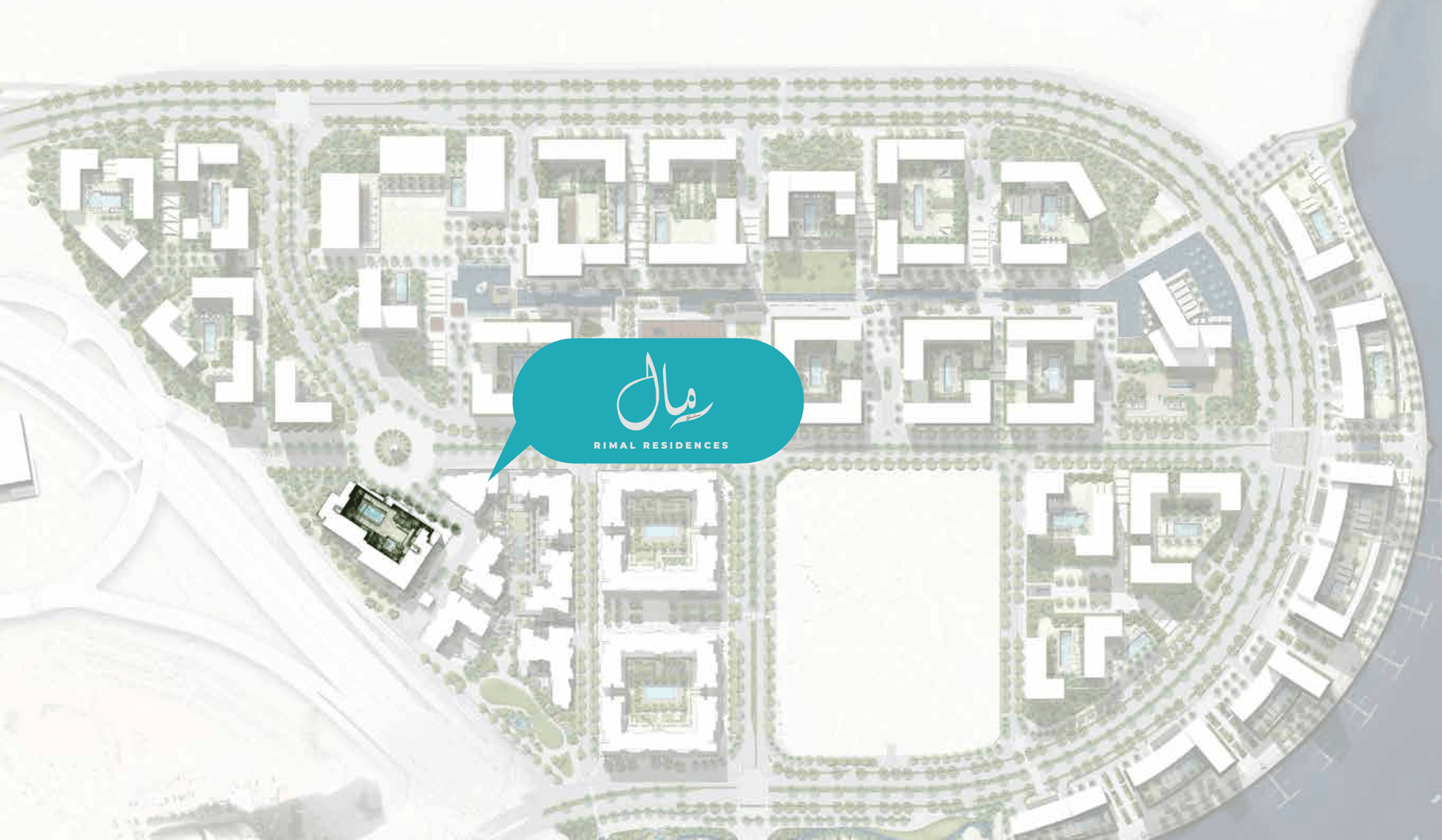 Rimal Residences Maryam Island by Eagle Hills, image 6 of 6. Render supplied by developer.