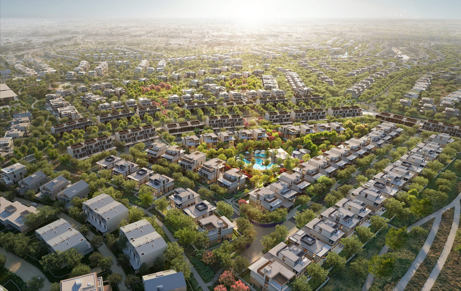 Nad Al Sheba Garden Phase 4 by Meraas, image 21 of 28. Render supplied by developer.