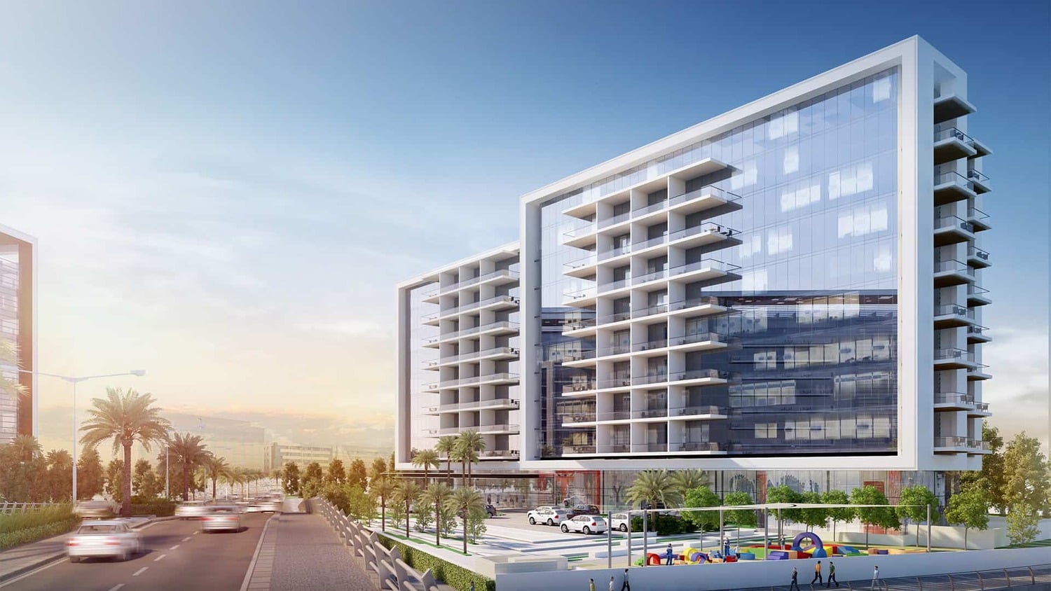 Gateway II Residences by RAK Properties, Mina Al Arab. Render supplied by developer.
