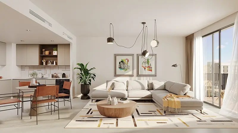 Reeman Living by Aldar, image 1 of 5. Render supplied by developer.