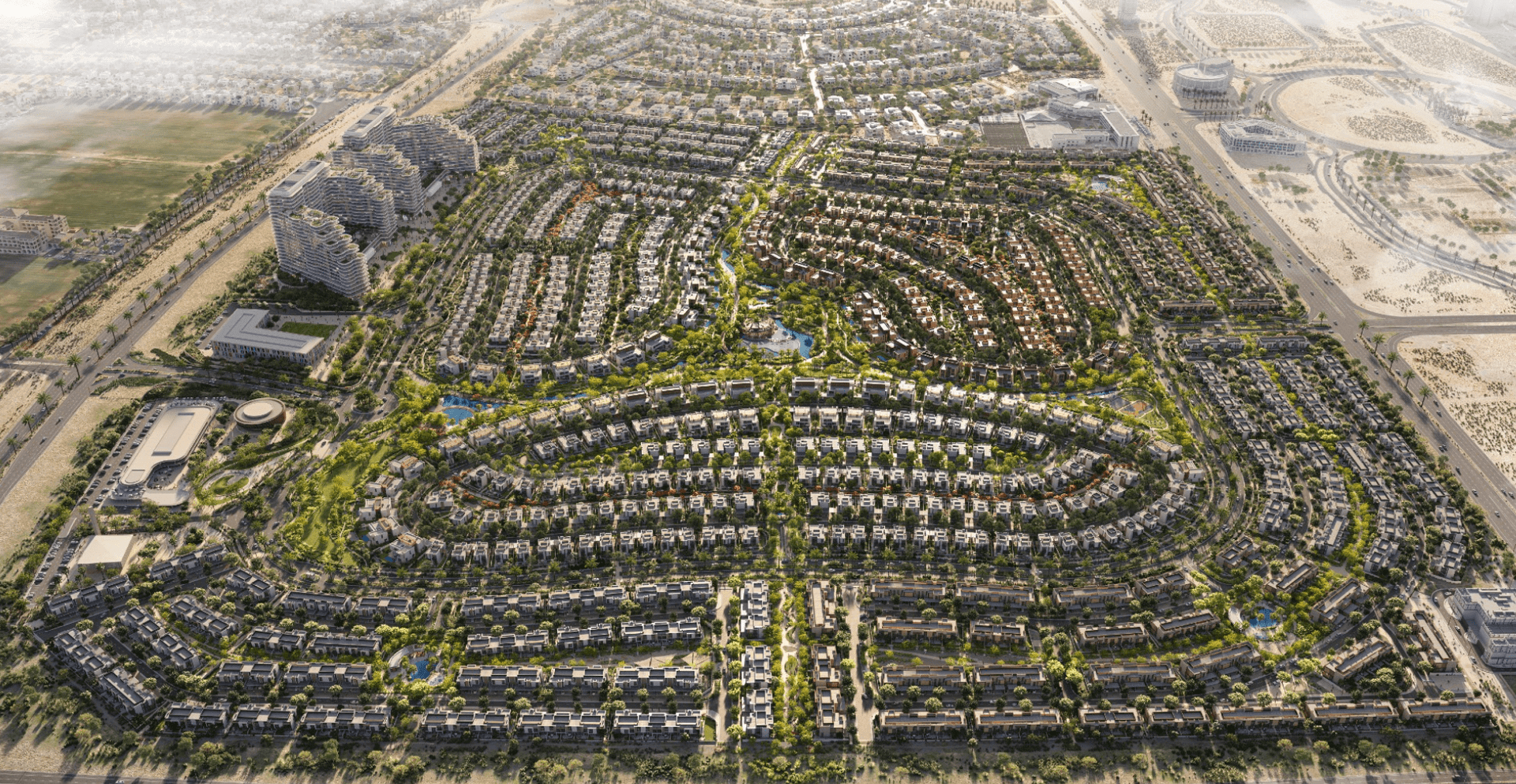 Haven by Aldar in Wadi al safa 5, render supplied by developer