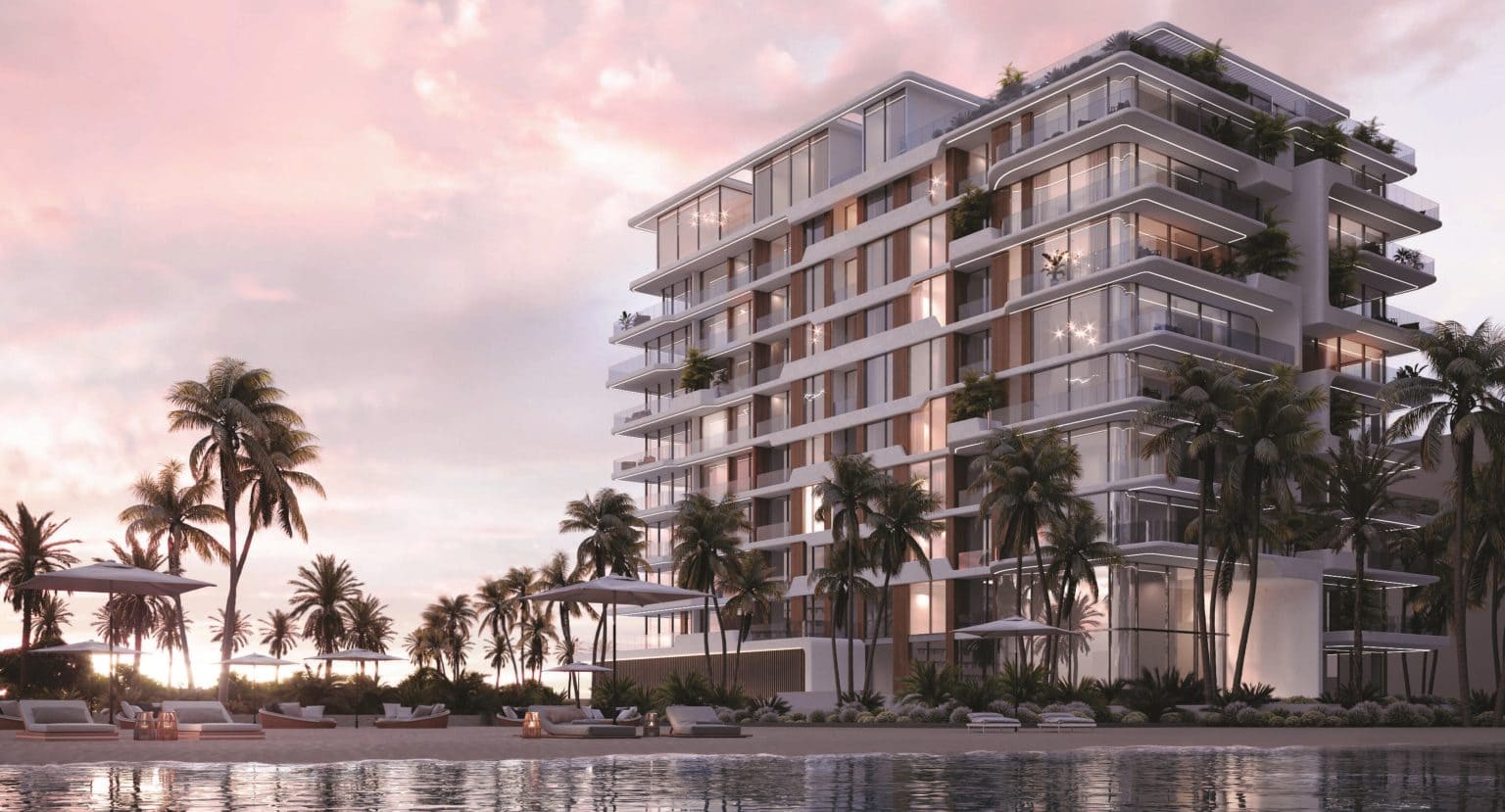 Luce by Taraf, Palm Jumeirah. Render supplied by developer.