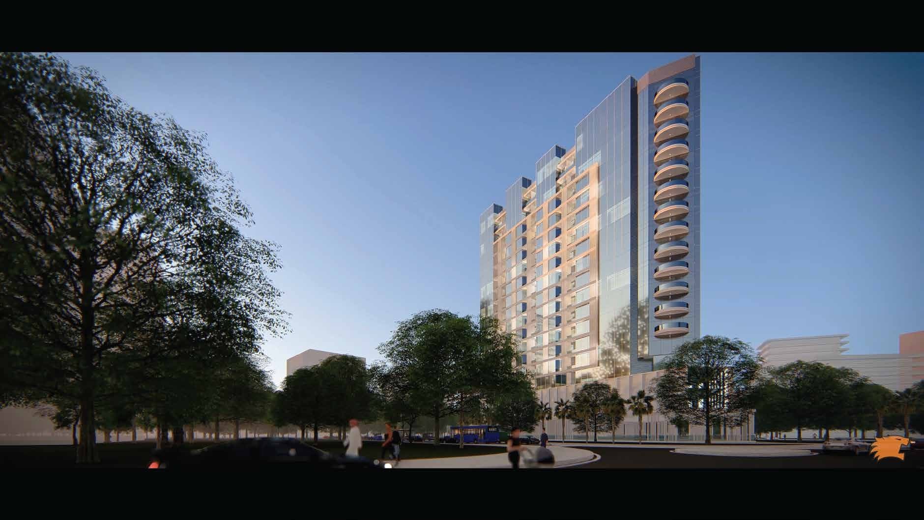 V Tower by Tiger, image 2 of 5. Render supplied by developer.