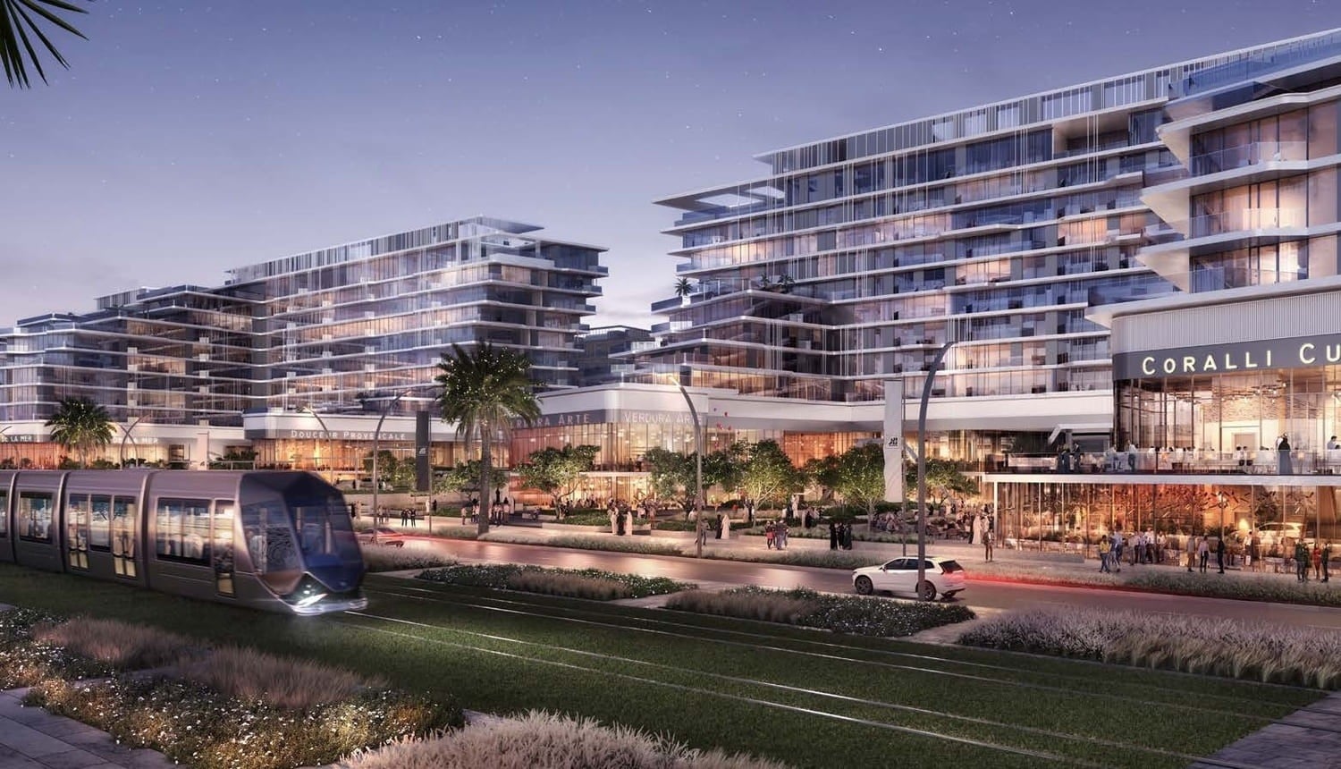 Louvre Abu Dhabi Residences by Aldar, Saadiyat Island. Render supplied by developer.