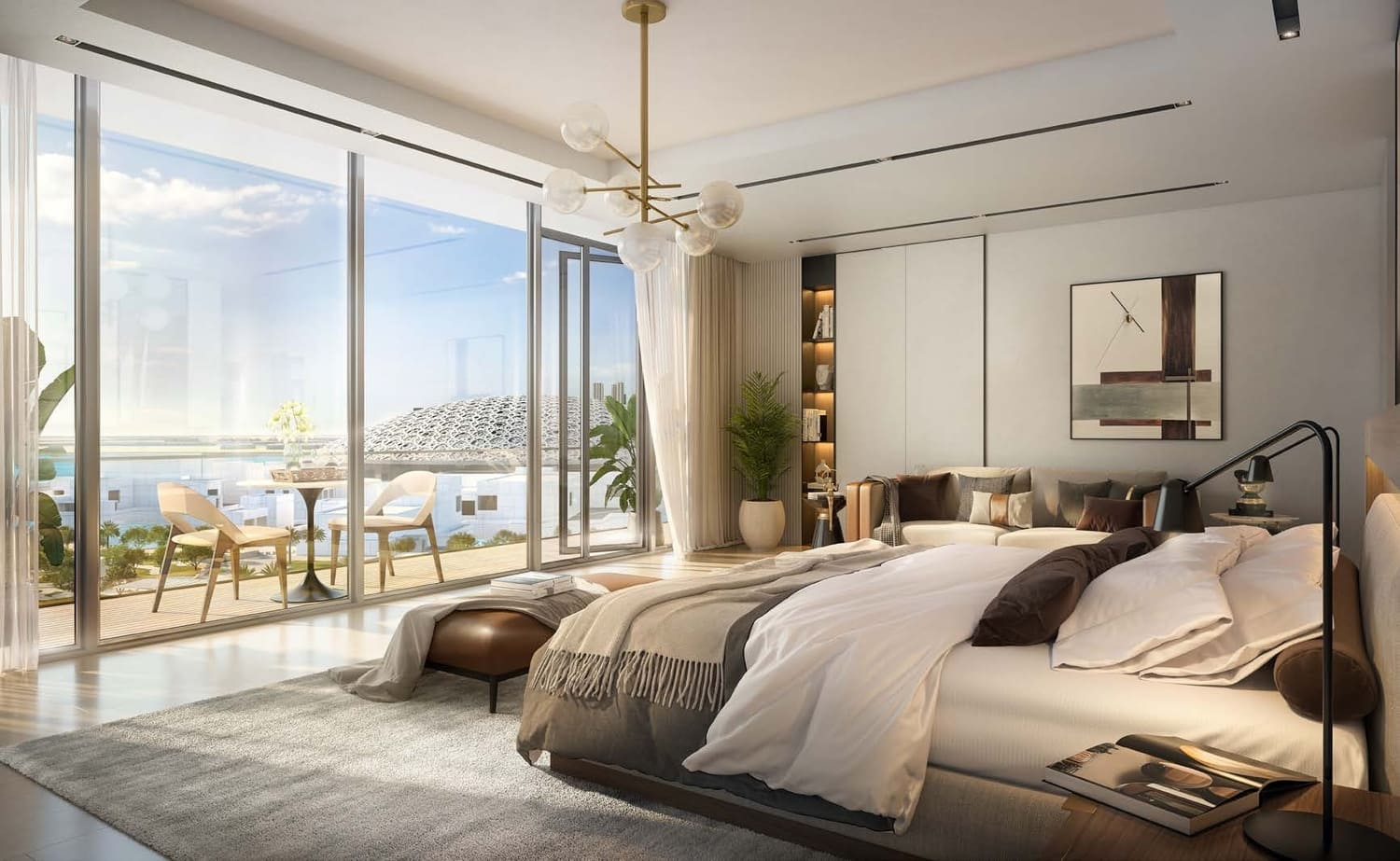 Louvre Abu Dhabi Residences by Aldar, image 8 of 14. Render supplied by developer.