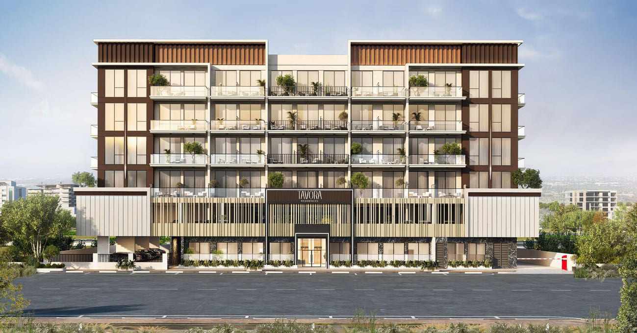 Tavora Residences by JHK Developments, Dubai International City. Render supplied by developer.