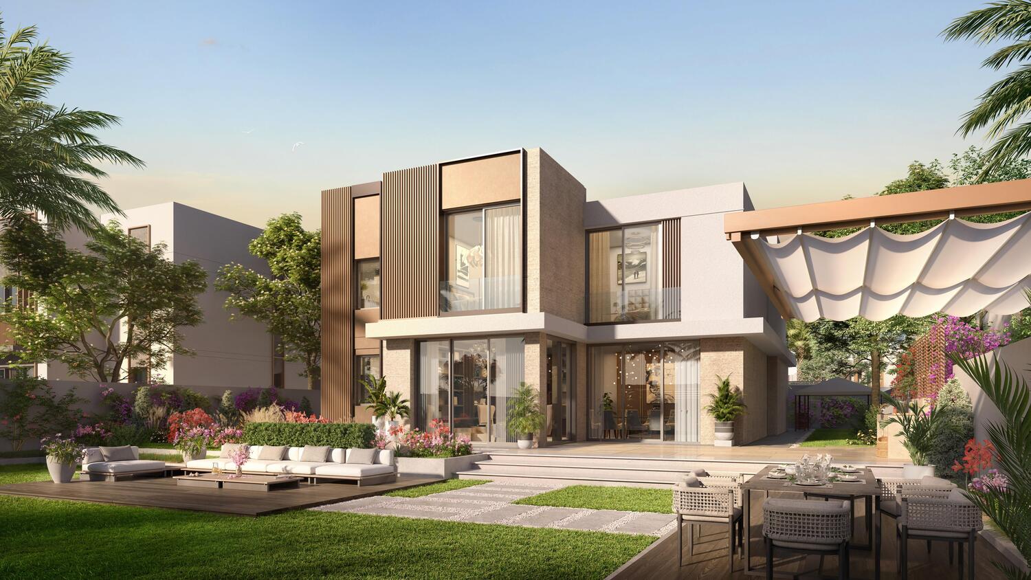 Fay Alreeman 2 by Aldar, Al Shamkhah. Render supplied by developer.