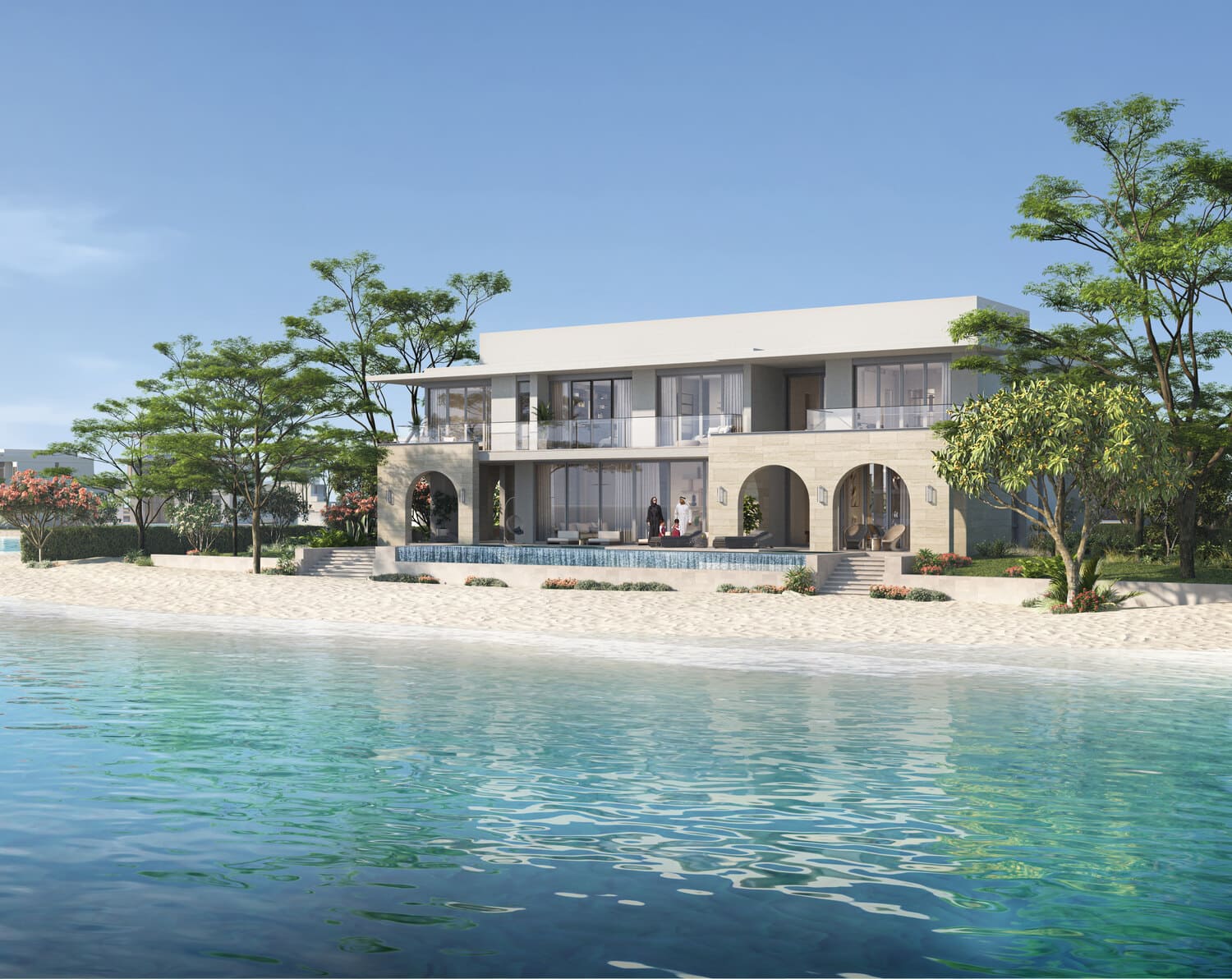 Ramhan Island Villas Phase 2 and 3 by Eagle Hills, image 1 of 29. Render supplied by developer.