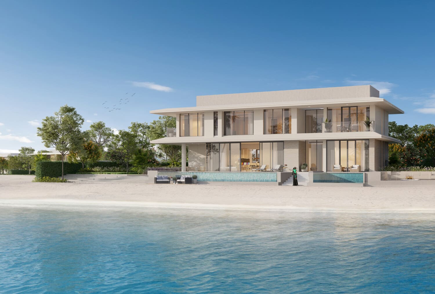 Ramhan Island Villas Phase 2 and 3 by Eagle Hills, image 3 of 29. Render supplied by developer.