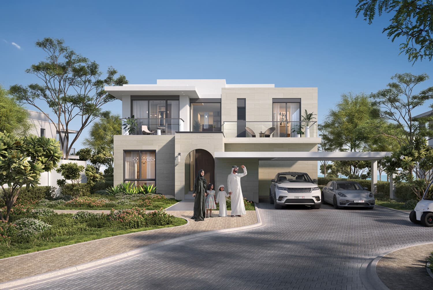 Ramhan Island Villas Phase 2 and 3 by Eagle Hills, image 6 of 29. Render supplied by developer.