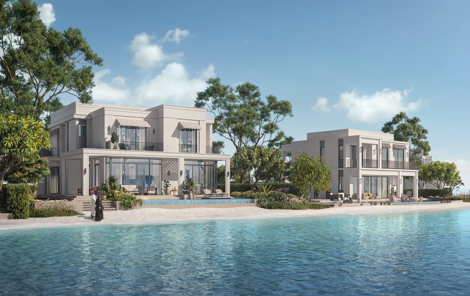 Ramhan Island Villas Phase 2 and 3 by Eagle Hills, image 7 of 29. Render supplied by developer.