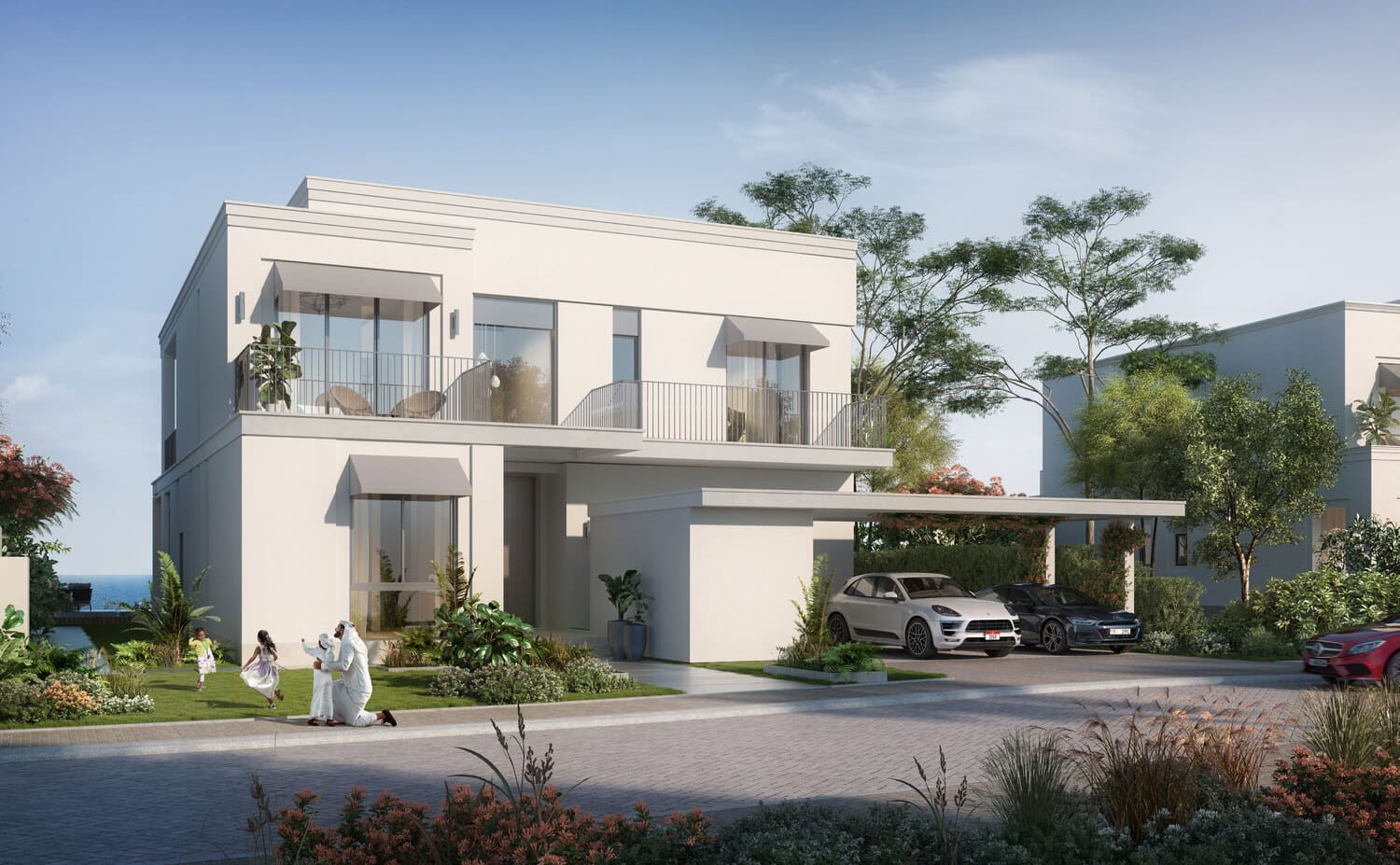 Ramhan Island Villas Phase 2 and 3 by Eagle Hills, image 8 of 29. Render supplied by developer.
