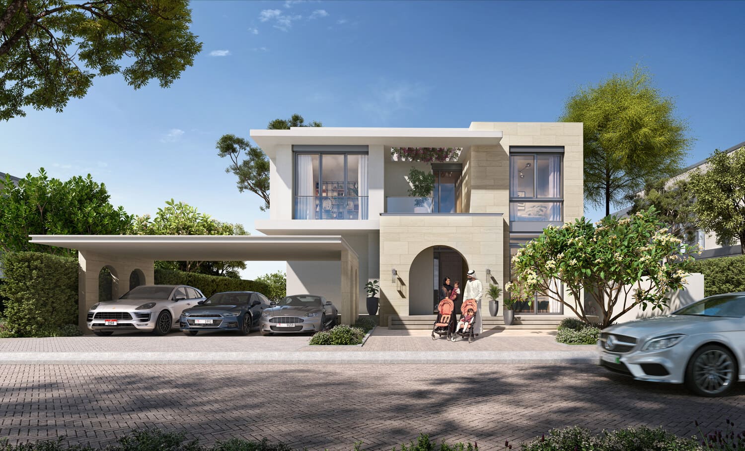 Ramhan Island Villas Phase 2 and 3 by Eagle Hills, image 9 of 29. Render supplied by developer.