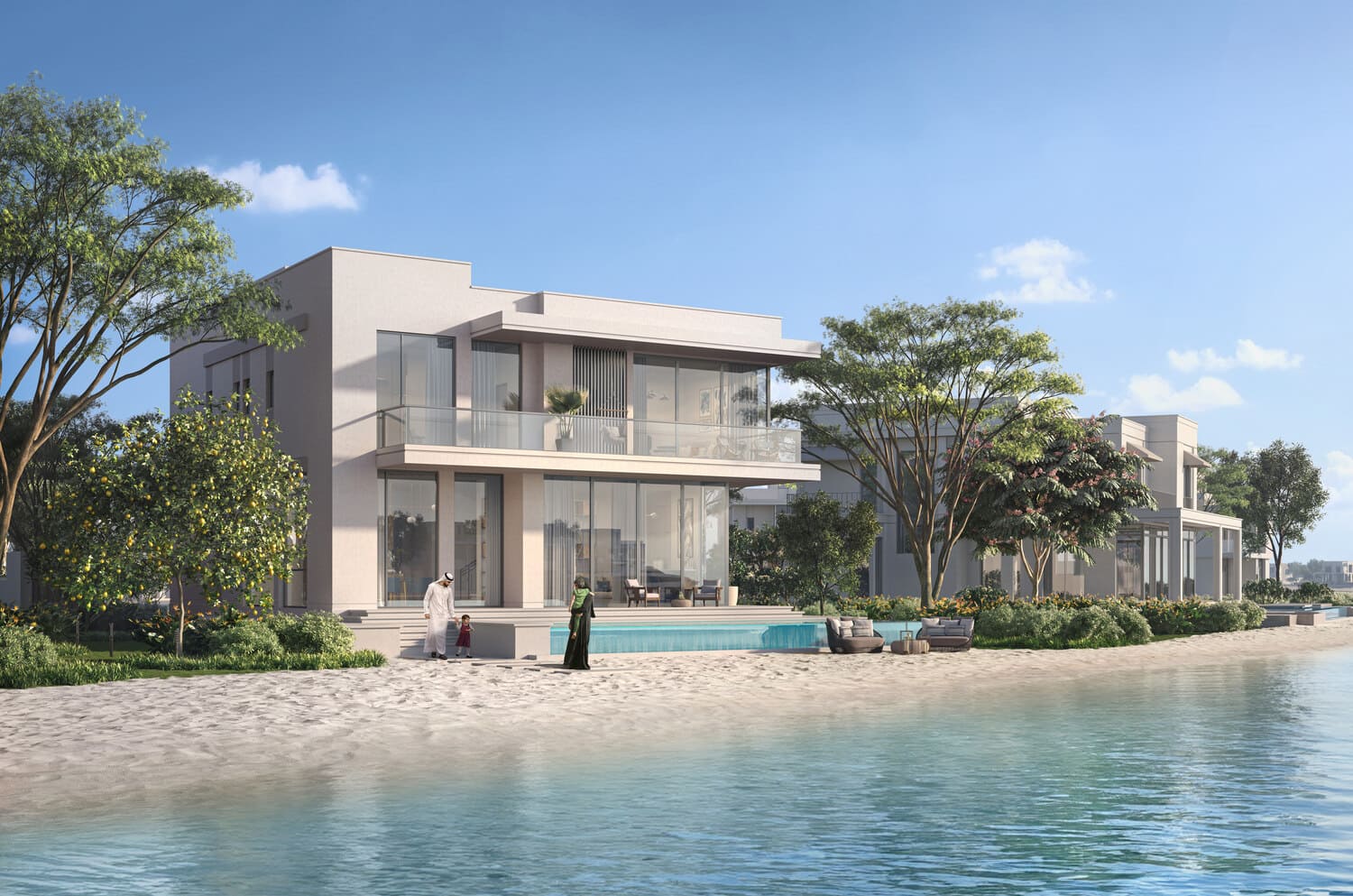 Ramhan Island Villas Phase 2 and 3 by Eagle Hills, image 10 of 29. Render supplied by developer.