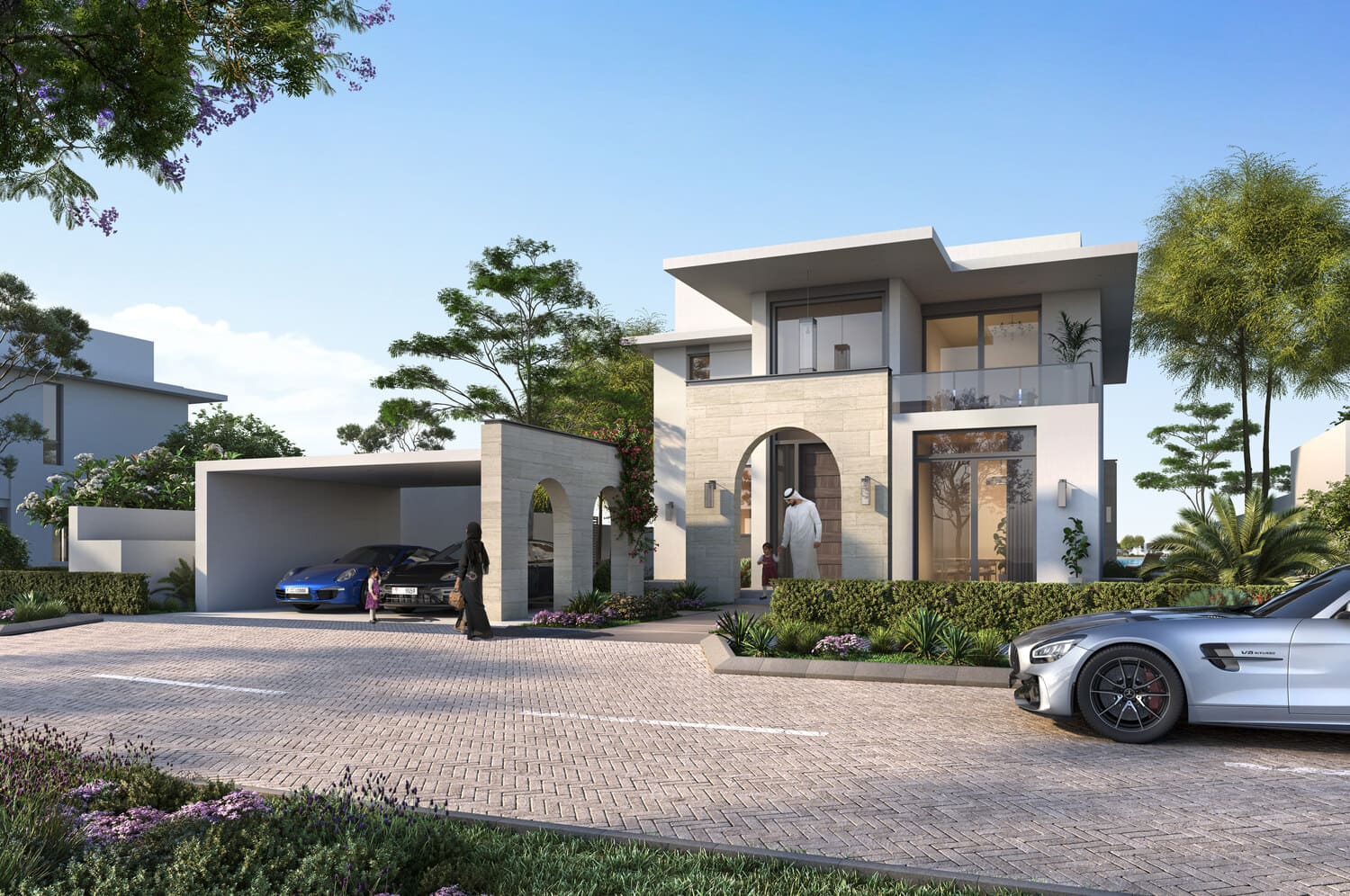Ramhan Island Villas Phase 2 and 3 by Eagle Hills, image 12 of 29. Render supplied by developer.