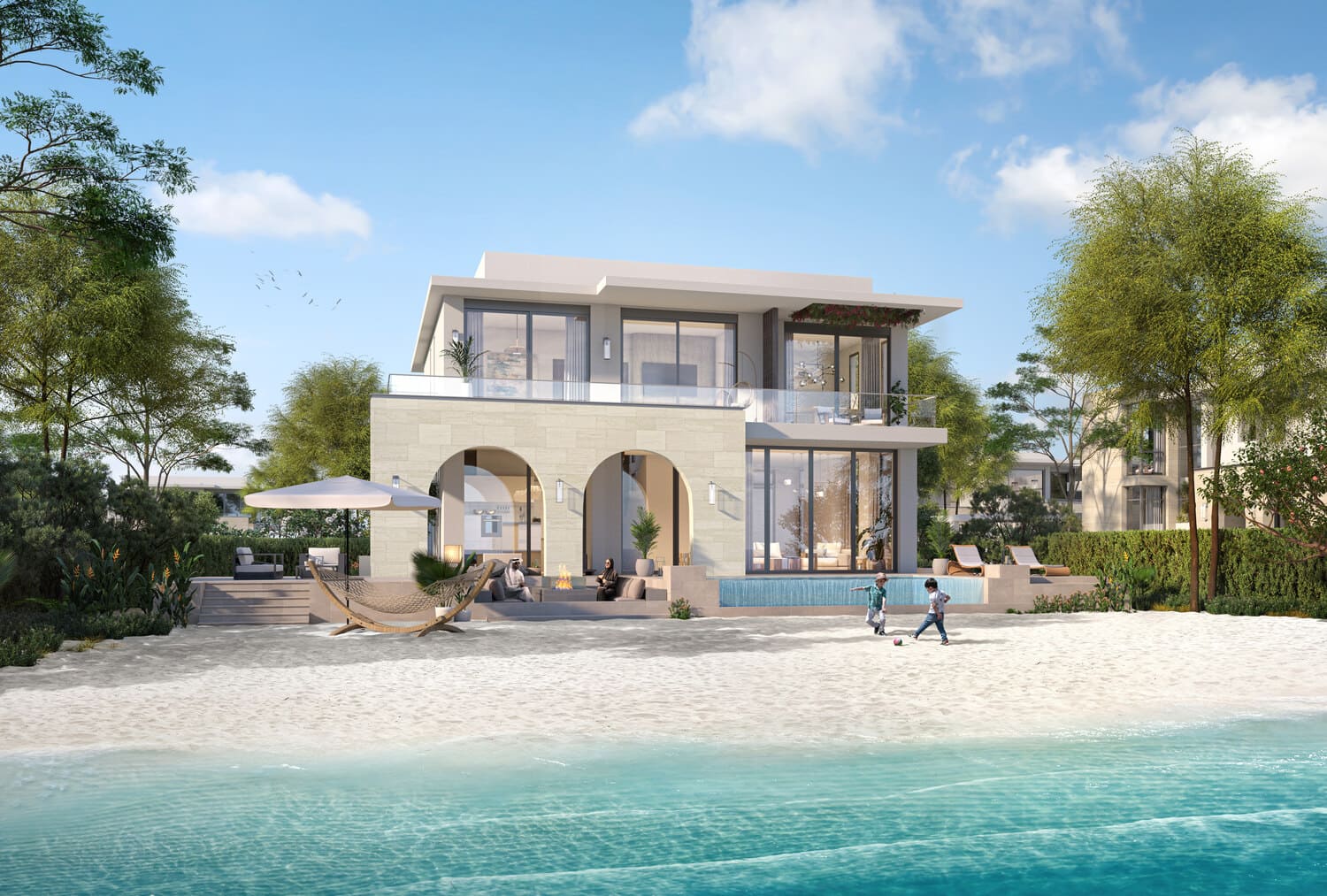 Ramhan Island Villas Phase 2 and 3 by Eagle Hills, image 13 of 29. Render supplied by developer.