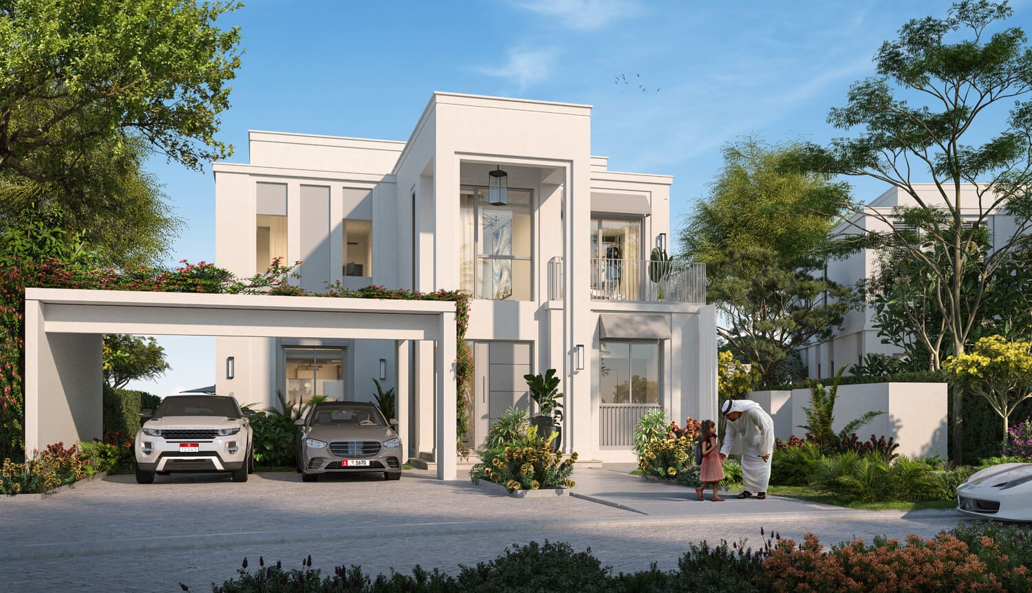 Ramhan Island Villas Phase 2 and 3 by Eagle Hills, image 14 of 29. Render supplied by developer.