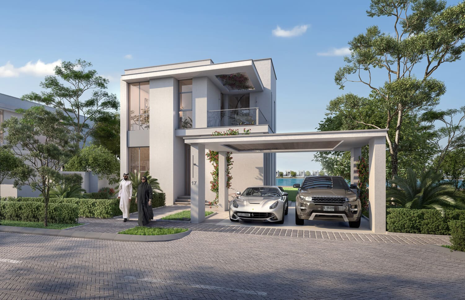 Ramhan Island Villas Phase 2 and 3 by Eagle Hills, image 16 of 29. Render supplied by developer.