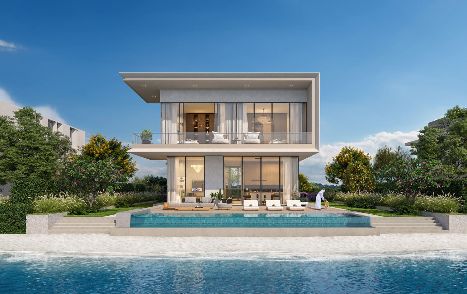 Ramhan Island Villas Phase 2 and 3 by Eagle Hills, image 23 of 29. Render supplied by developer.