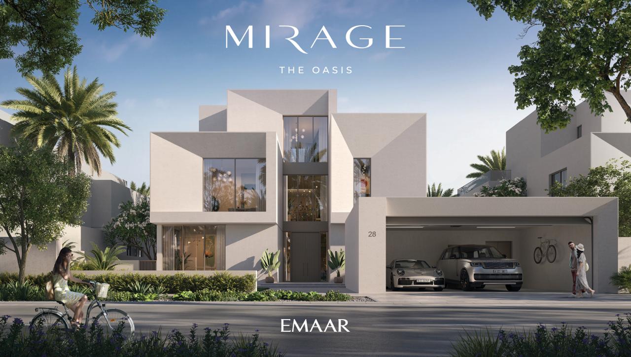 Mirage The Oasis by Emaar in The Oasis, render supplied by developer