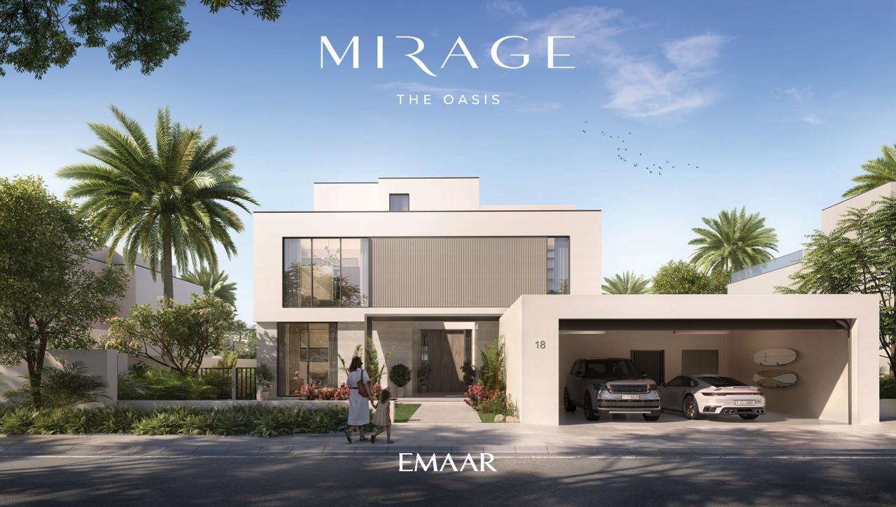 Mirage The Oasis by Emaar, image 1 of 5. Render supplied by developer.