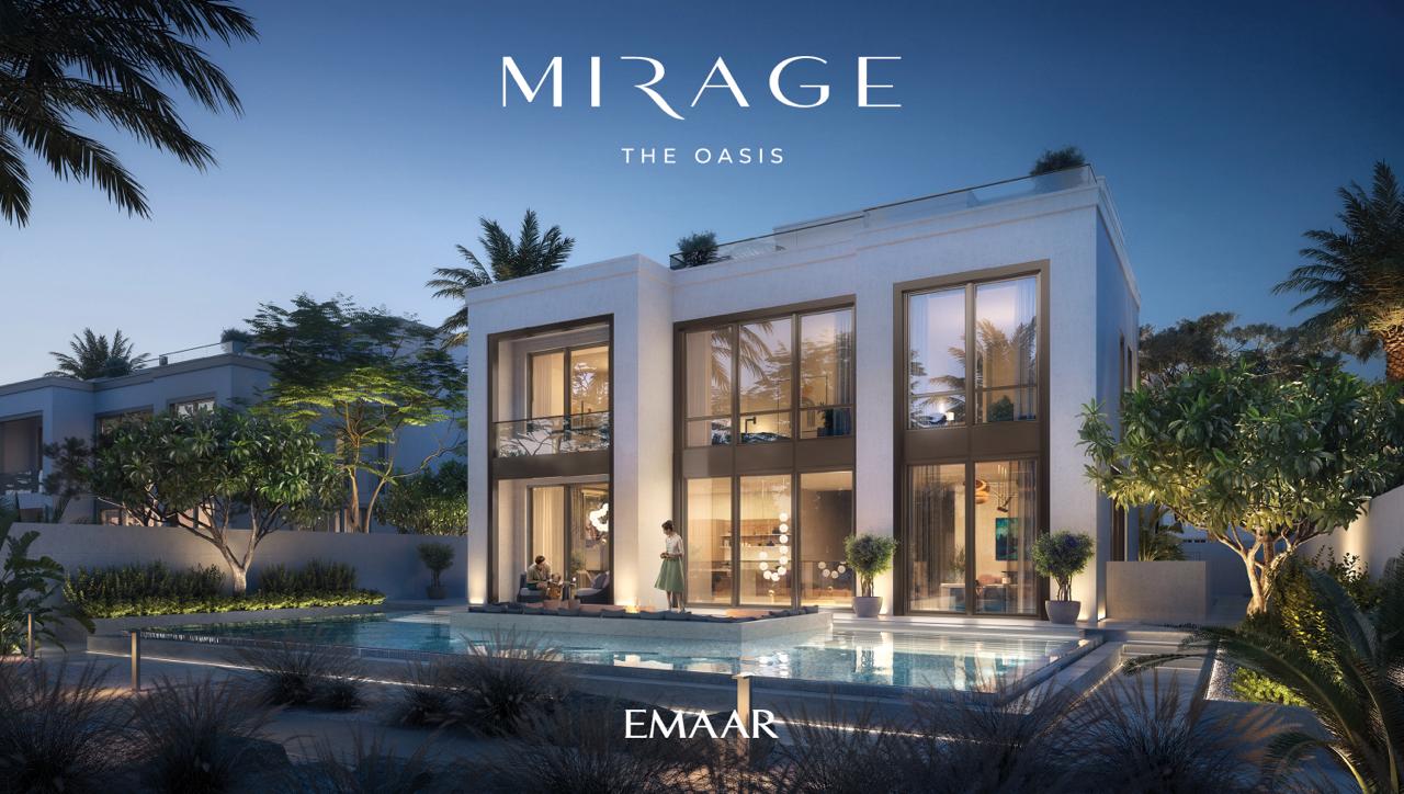 Mirage The Oasis by Emaar, image 3 of 5. Render supplied by developer.