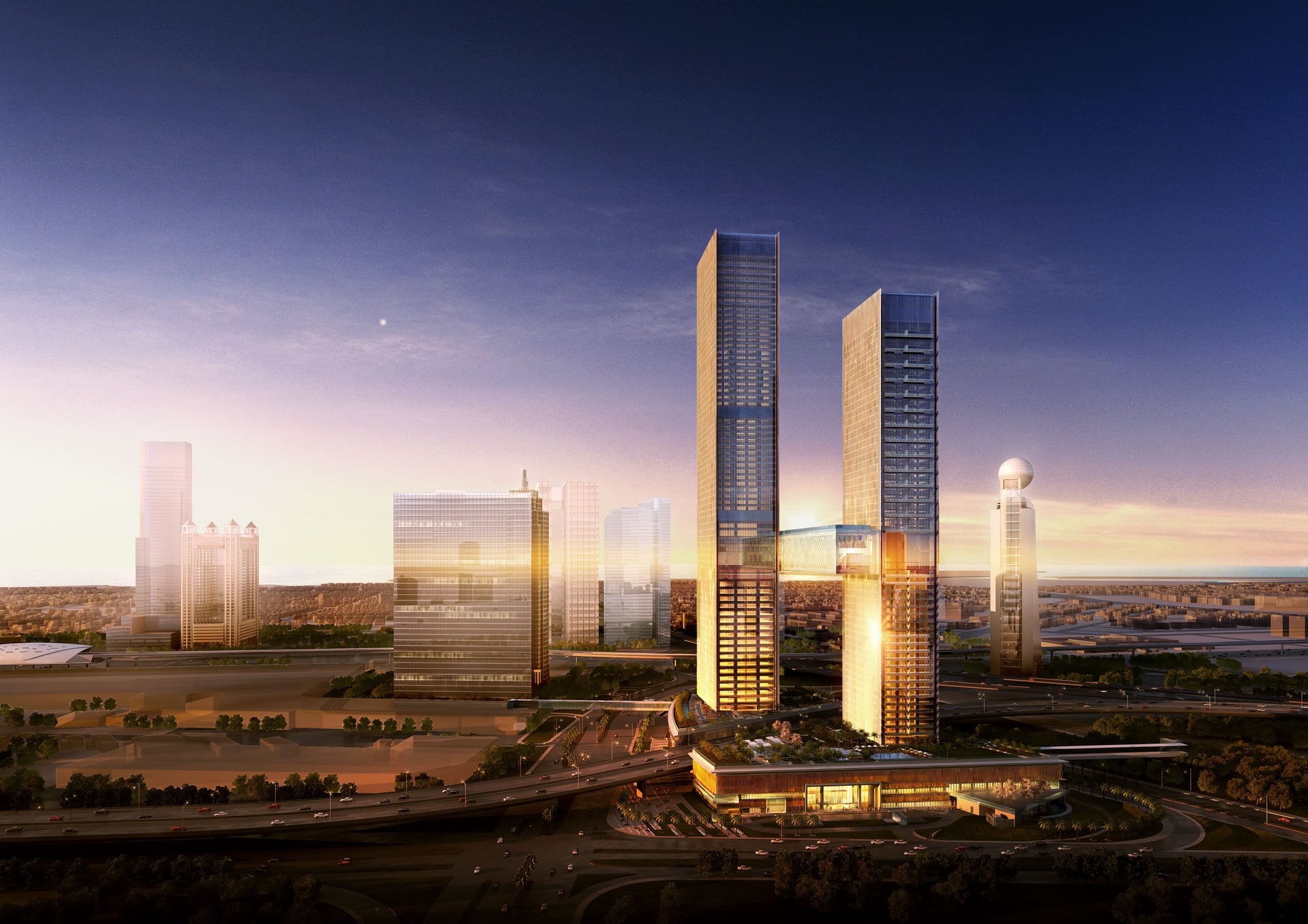 One Za'abeel Residences by Ithra Dubai, Zabeel 1&2. Render supplied by developer.