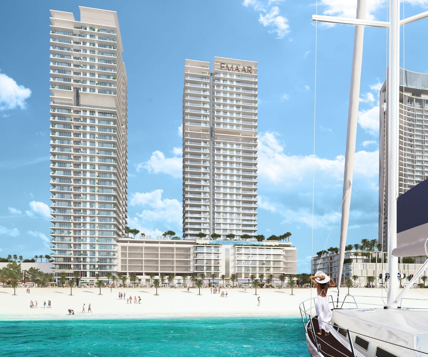 Sunrise Bay by Emaar, Emaar Beachfront. Render supplied by developer.