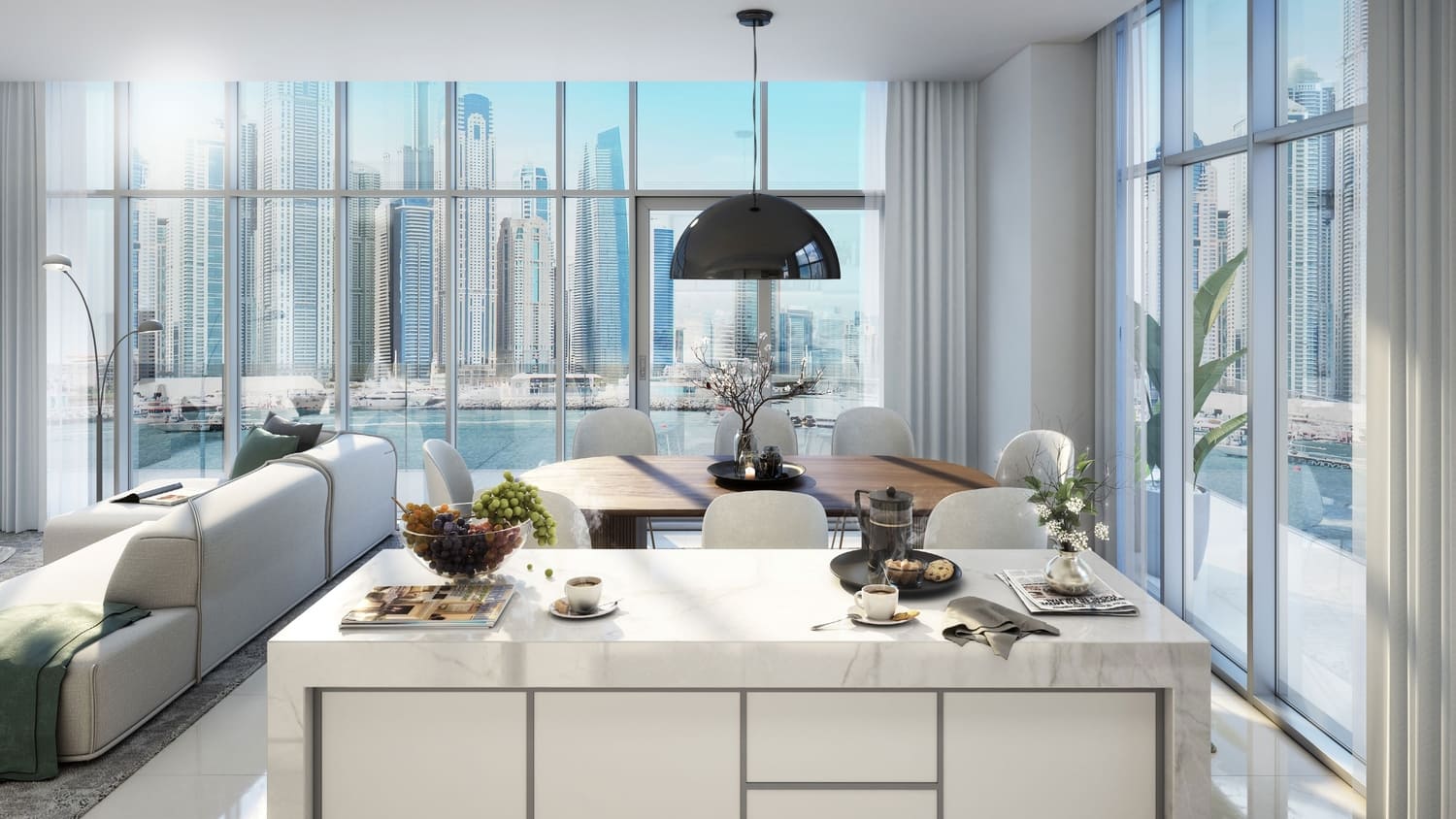 Sunrise Bay by Emaar, image 3 of 7. Render supplied by developer.