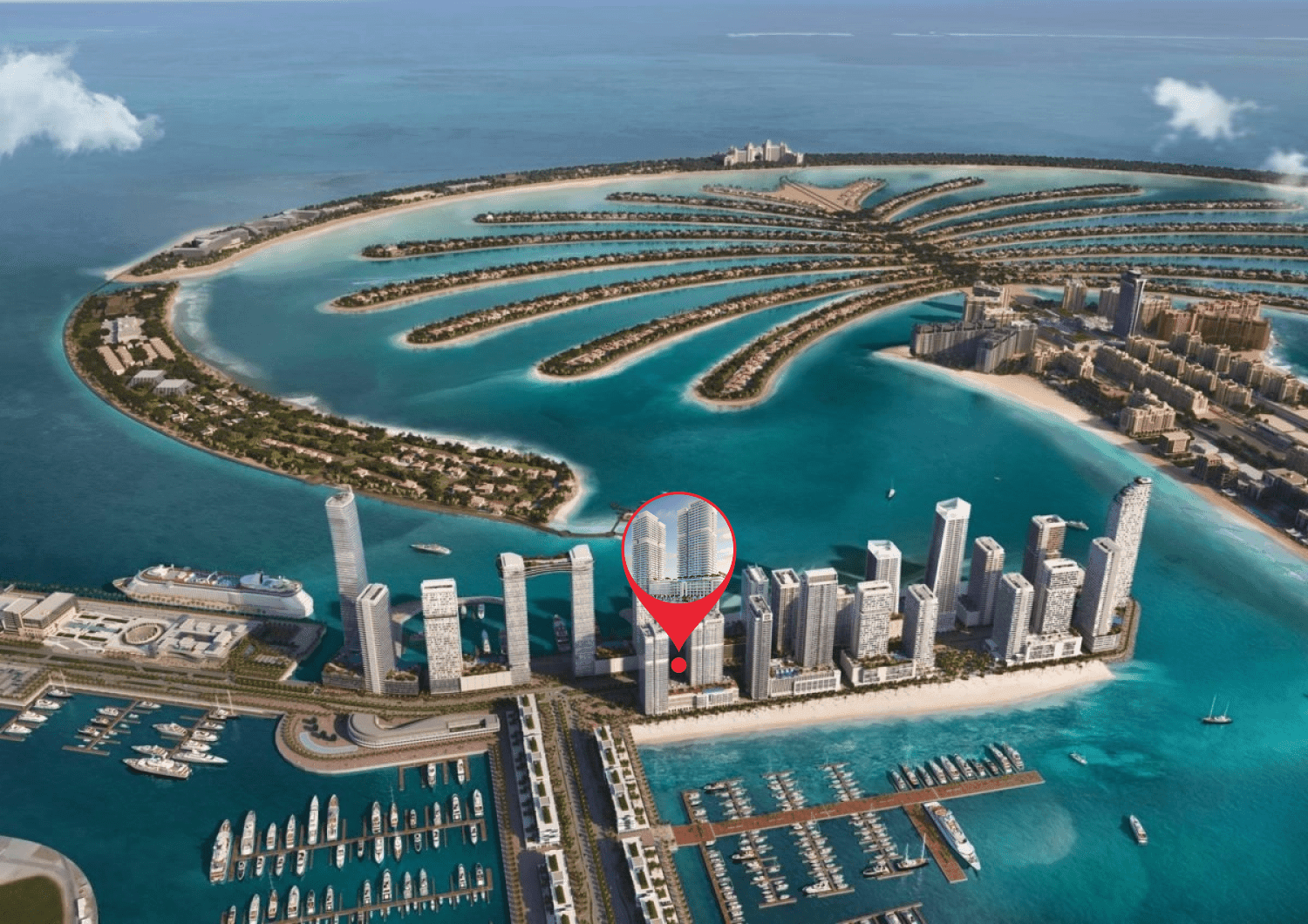 Sunrise Bay by Emaar, image 7 of 7. Render supplied by developer.