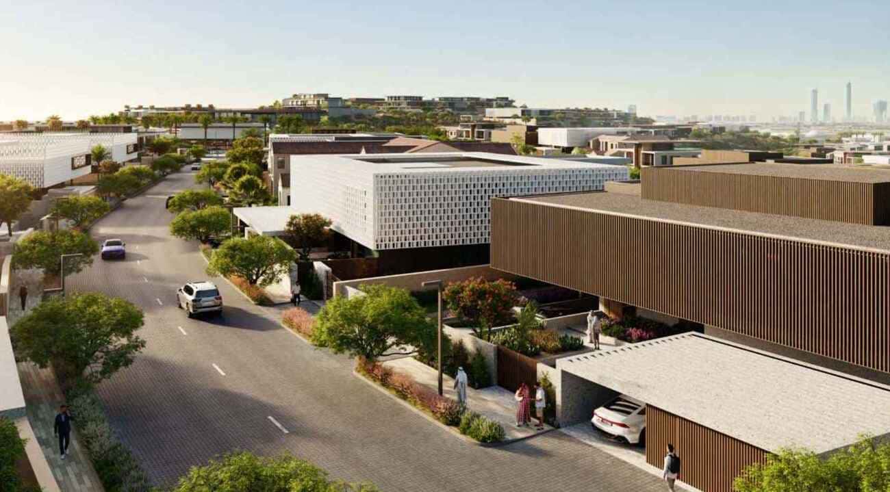 Nawayef West by Modon Properties by Modon, image 3 of 35. Render supplied by developer.